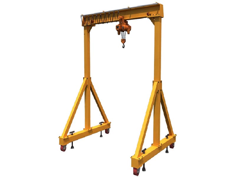 Portable Gantry Crane 1 Ton Capacity, 7 Meter Span, 8 Meter Lifting Height
