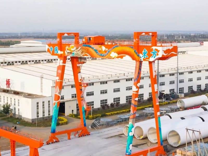 170 Ton Shipyard Gantry Crane, 50m Lifting Height & 155m Span