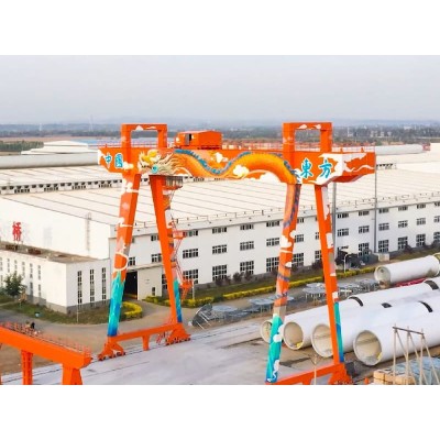 110 Ton Shipyard Gantry Crane, 40m Lifting Height & 130m Span