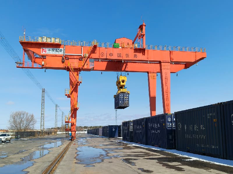 Rail Mounted Gantry Crane (RMG) for Efficient 20ft/40ft/45ft Container Handling