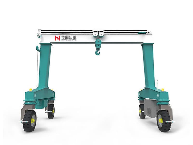 20T Single Girder RTG Crane, 4m Lift & 9m Span for Machinery Installation