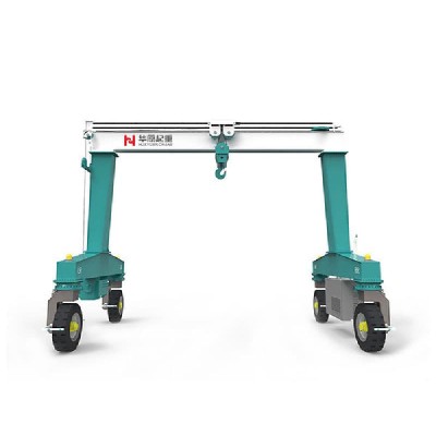 50T Single Girder RTG Crane, 6m Lift & 10m Span for Heavy Factory Applications