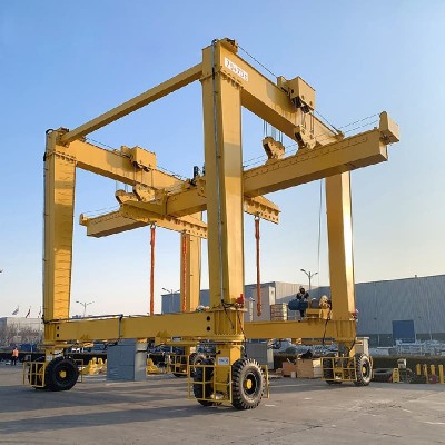 20 Ton Double Girder RTG Crane with 6m Lifting Height and 18m Span