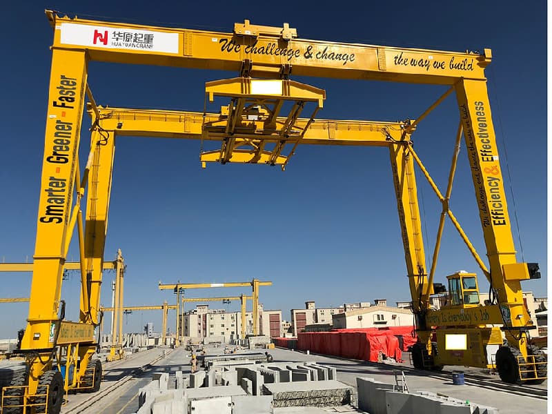 50T Heavy Lift RTG with 35m Span, 18m Max Lift Height