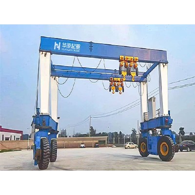 75 Ton Double Girder RTG Crane, 24m Span & 9m Lift