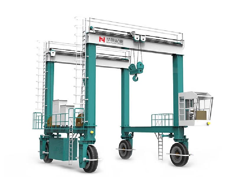 75 Ton Double Girder RTG Crane, 24m Span & 9m Lift