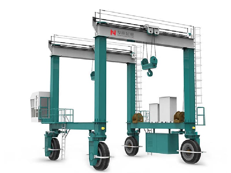 75 Ton Double Girder RTG Crane, 24m Span & 9m Lift