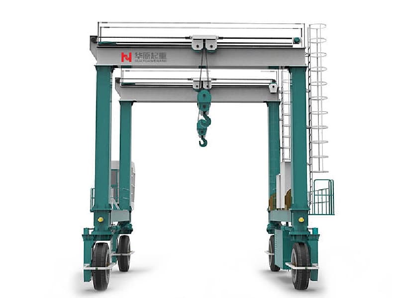 30 Ton Double Girder RTG Crane, 18m Span & 8m Lift