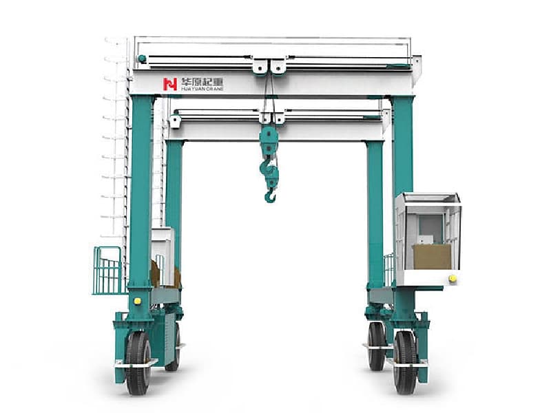 30 Ton Double Girder RTG Crane, 18m Span & 8m Lift