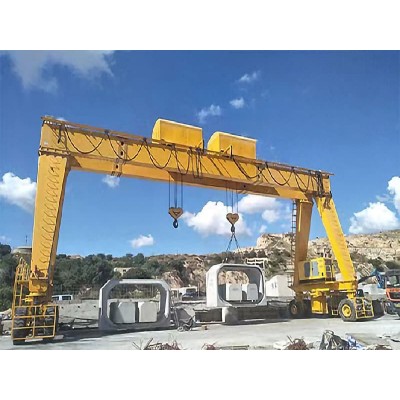 10T Low-Cost A-Frame RTG, 32m Span, 12m Lift Height