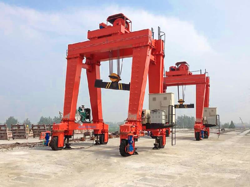 30T A-Frame Mobile Gantry, 35m Max Span, 14m Lift