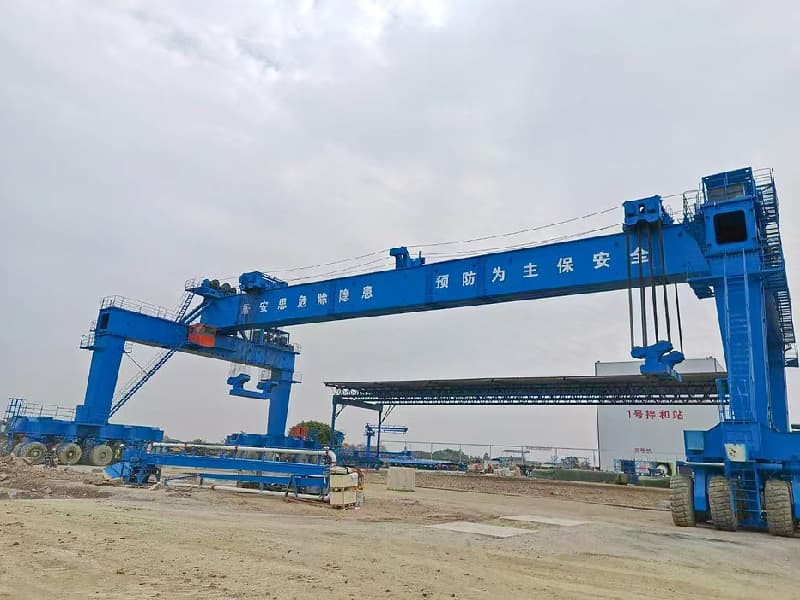 80 Ton Bridge Construction RTG, 20m Span & 15m Lift