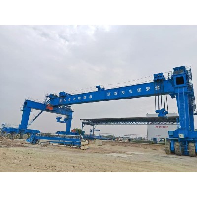 80T Wide-Span Bridge RTG, 45m Span & 65m Max Lift
