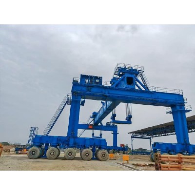 80 Ton RTG with Advanced Steering, 16m Span, 25m Lift