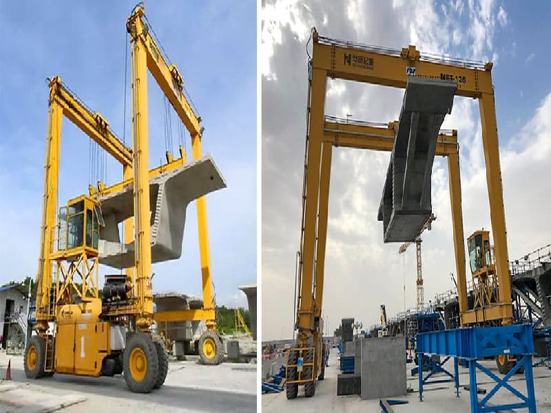 80 Ton Bridge Construction RTG, 20m Span & 15m Lift
