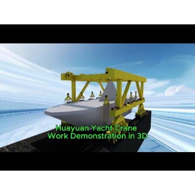 100T Maximum Capacity Boat Hoist, 80m Max Lift, 50m Span