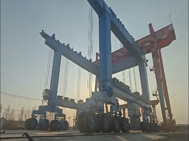 50 Ton Shipyard Mobile Hoist, 35m Lift, 32m Span