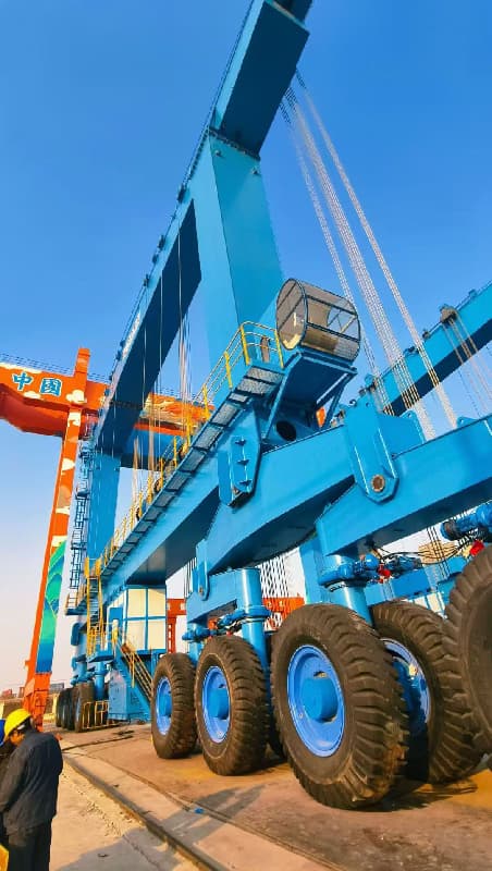 50 Ton Shipyard Mobile Hoist, 35m Lift, 32m Span