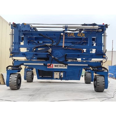 Straddle Carrier with Overload & Anti-Slip Protection for Enhanced Asset Safety