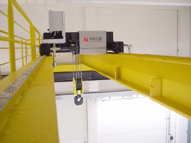 5 Ton Double Girder Trolley Hoist, 24m Lift Height, European FEM Standard