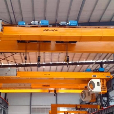 20 Ton Double Girder Overhead Crane, European Design, 20m Lift, 42m Span