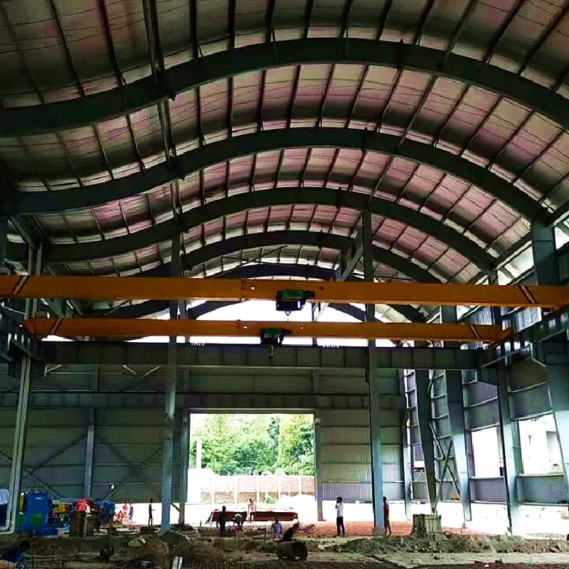 European 20T Single Girder Overhead Crane - 30m Span, 60m Lift