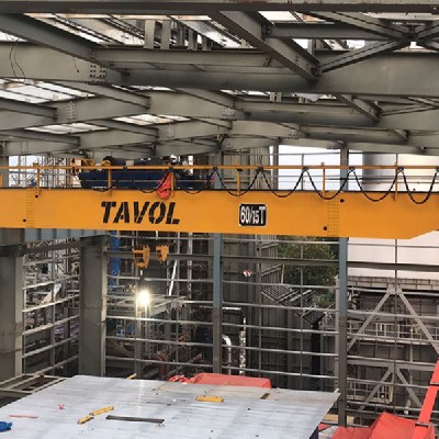 QD 15T Heavy Duty Double Girder Overhead Crane - 8m Span, 12m Lift