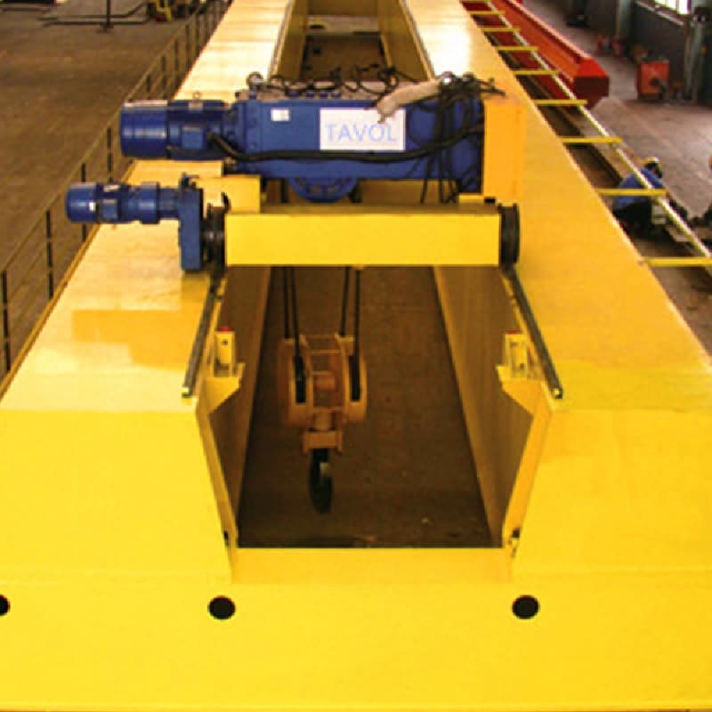QD 15T Heavy Duty Double Girder Overhead Crane - 8m Span, 12m Lift