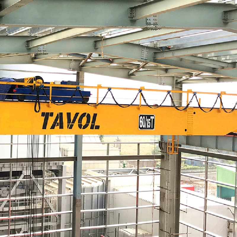 QD 30T Heavy Duty Double Girder Overhead Crane - 12m Span, 24m Lift