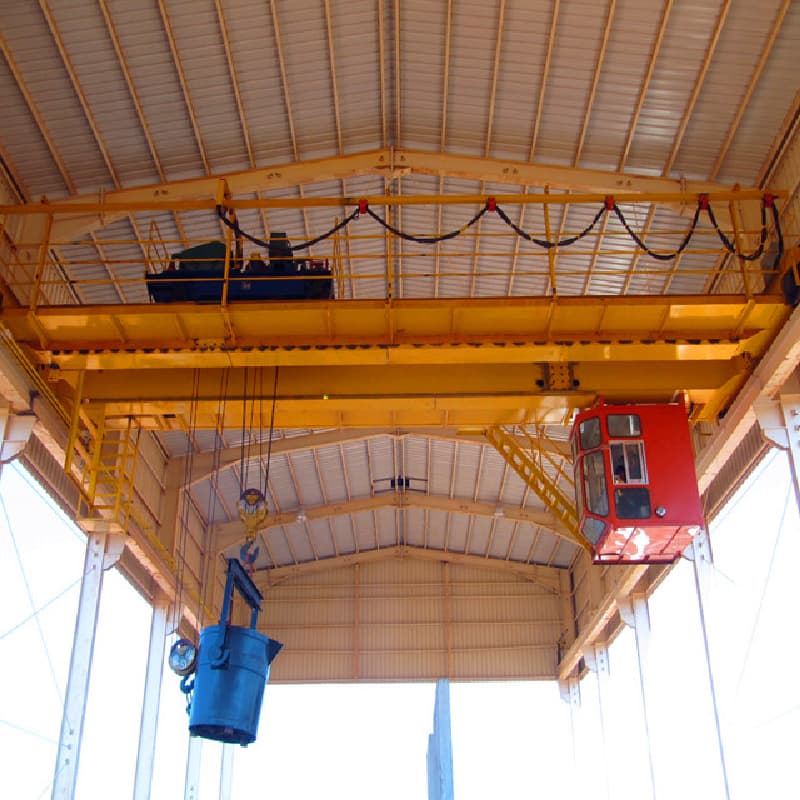 QD 5T Heavy Duty Double Girder Overhead Crane - 16m Span, 36m Lift