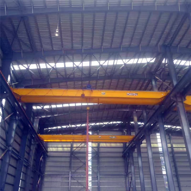 QD 50T Heavy Duty Double Girder Overhead Crane - 20m Span, 48m Lift