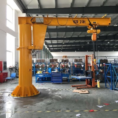 BZ Model 5 Ton Column Mounted Jib Crane - 6m Arm, 8m Height