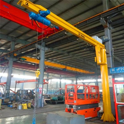 BZ Model 2 Ton Column Mounted Jib Crane - 10m Arm, 10m Height