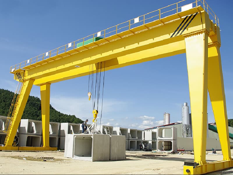 10t Double Girder Gantry Crane FEM 18m Height 31.5m Span