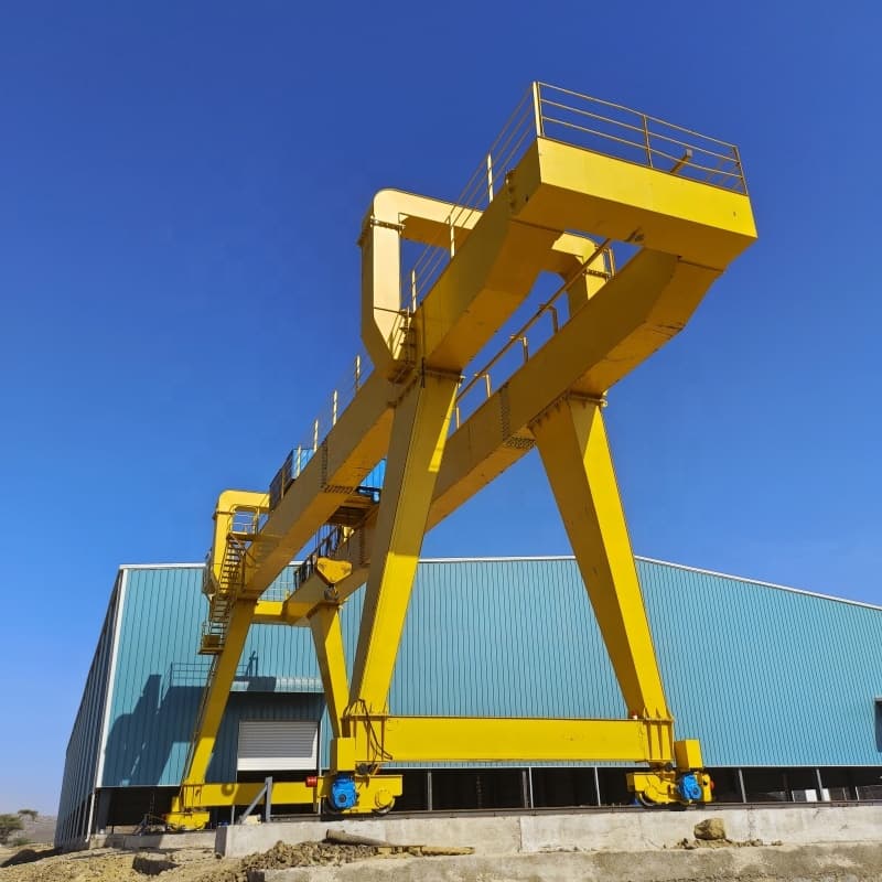 10t Double Girder Gantry Crane FEM 18m Height 31.5m Span