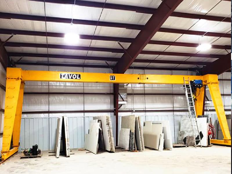 Euro Design Single Girder Gantry Crane 10t 6m Height 22m Span