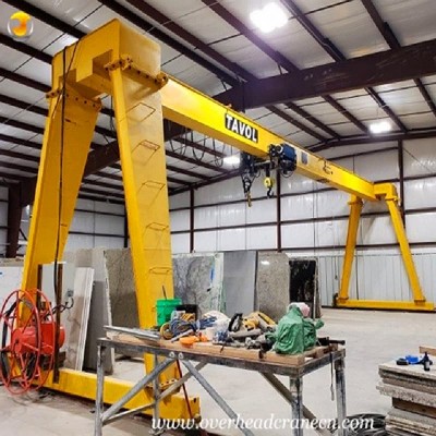 Euro Design Single Girder Gantry Crane 1t 9m Height 10.5m Span