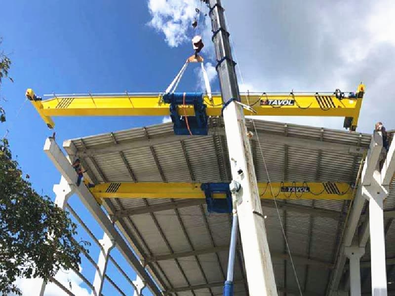 0.5t Electric Wire Rope Hoist for Low Room Site 12m Lift Height