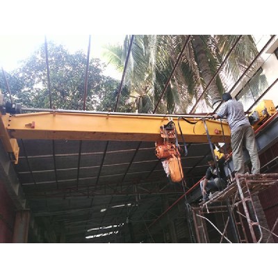 Compact 20t Electric Chain Hoist 9m Lift Engineering Design