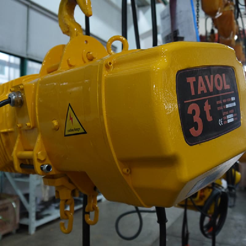 Low Headroom Electric Chain Hoist 500kg 15m Lift