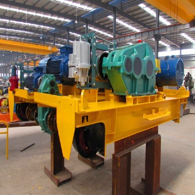 Double Girder Hoist Trolley 8T Capacity, 15m Lift Height