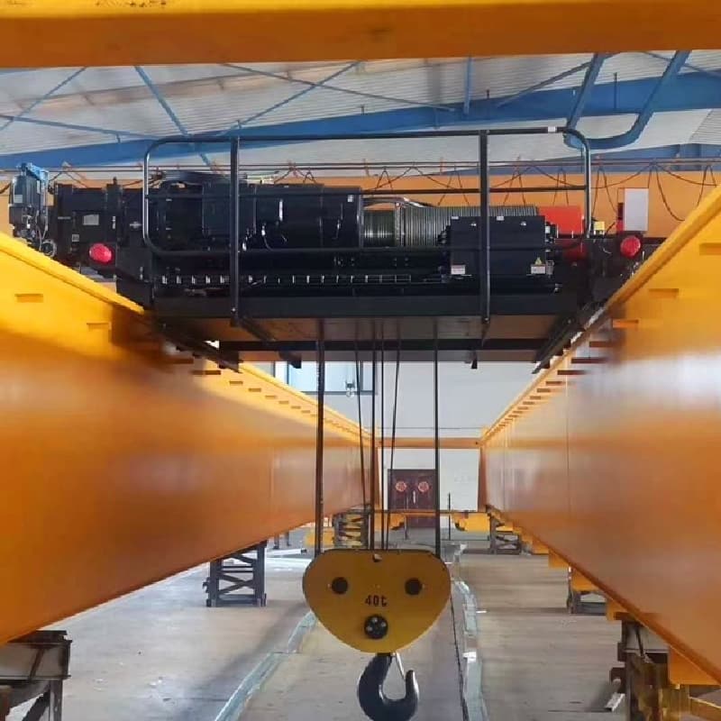 Double Girder Hoist Trolley 10T Capacity, 9m Lift Height