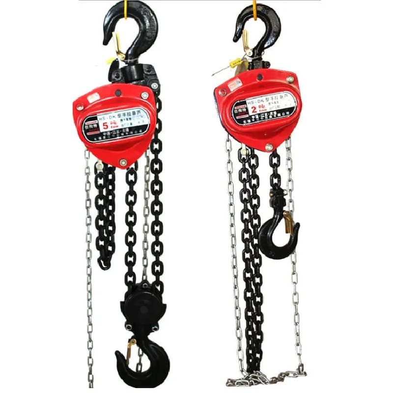 HSZ-VD Chain Block 0.5T 6m - Portable Hand Chain Hoist for Workshop