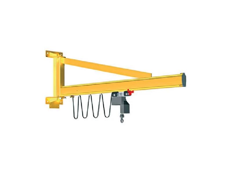 0.5t MIT Wall Mounted Jib Crane, Lift 12m, Span 4m, 270° Rotation