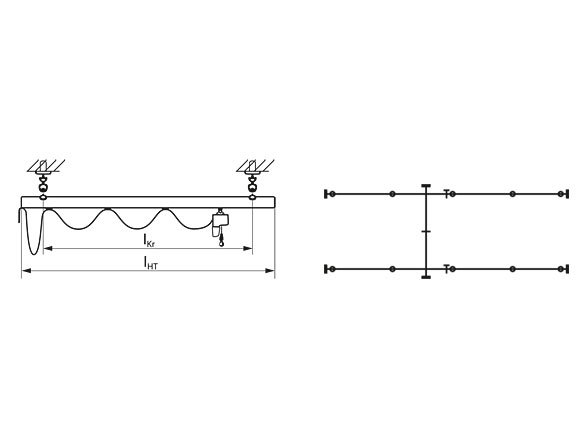 250kg 6m Span KBK Soft Crane System – Industrial Material Handling