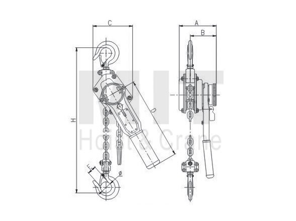 MLB-A Level Block 3000kg 9m Lifting Capacity