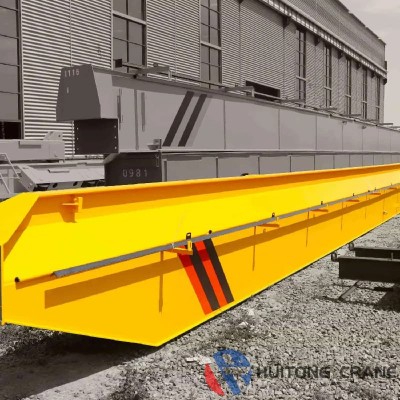 European Single Girder Bridge Crane 20ton 12m Span 8m Lift for Warehouse