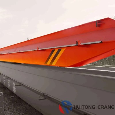 Single Girder Bridge Crane 20ton 15m Span 10m Lift for Shipbuilding Workshop