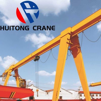 Single Girder Gantry Crane 20ton 15m Span 10m Lift for Outdoor Yard