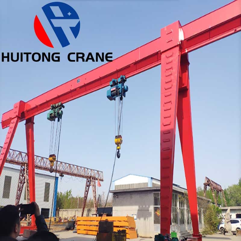 Single Girder Gantry Crane 25ton 20m Span 15m Lift for Maintenance Shop